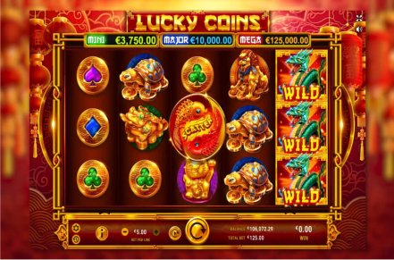 Lucky Coins Slot Logo