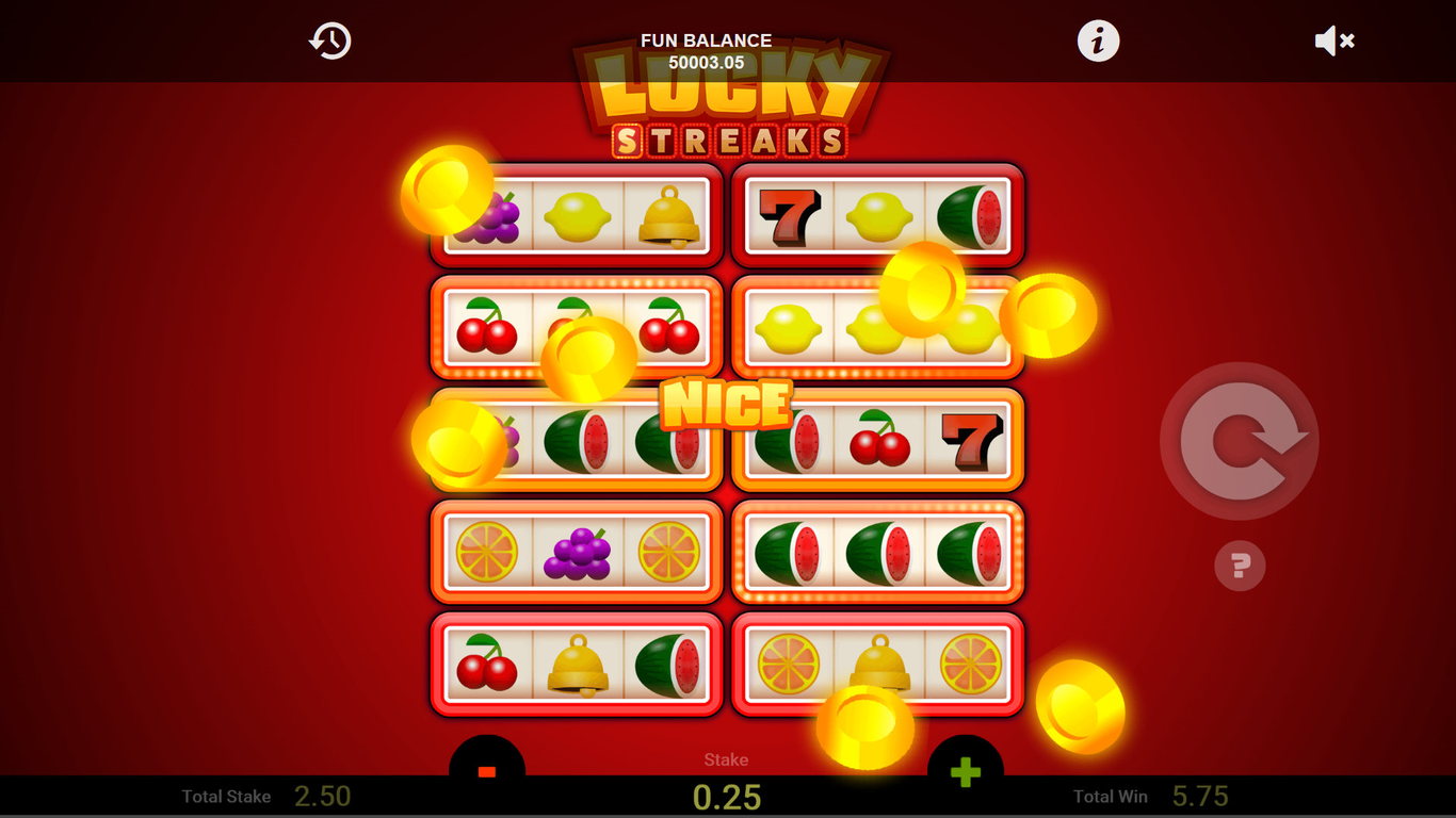 Lucky Streaks Slot Demo Image