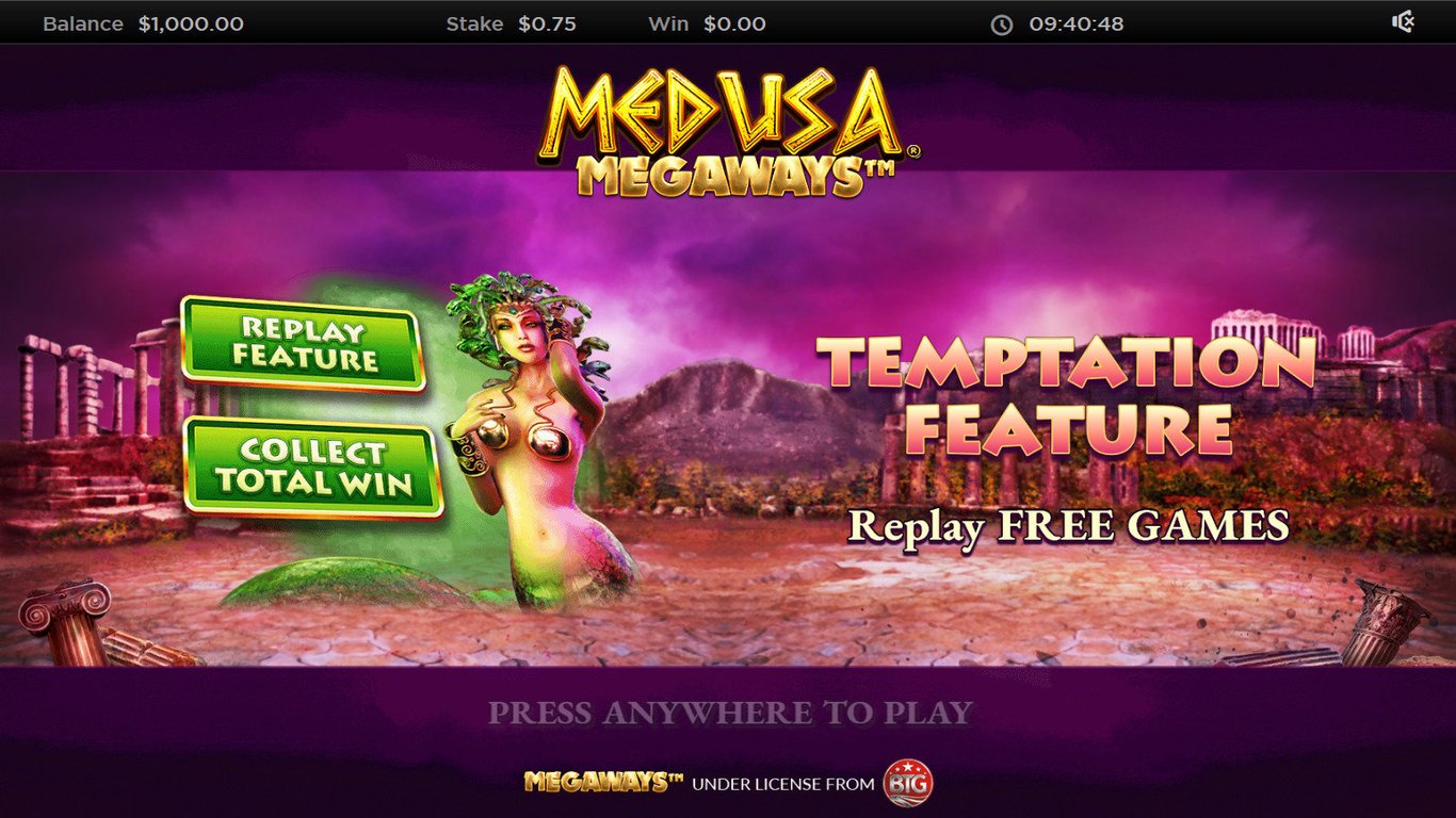 Medusa Megaways Slot Demo Image