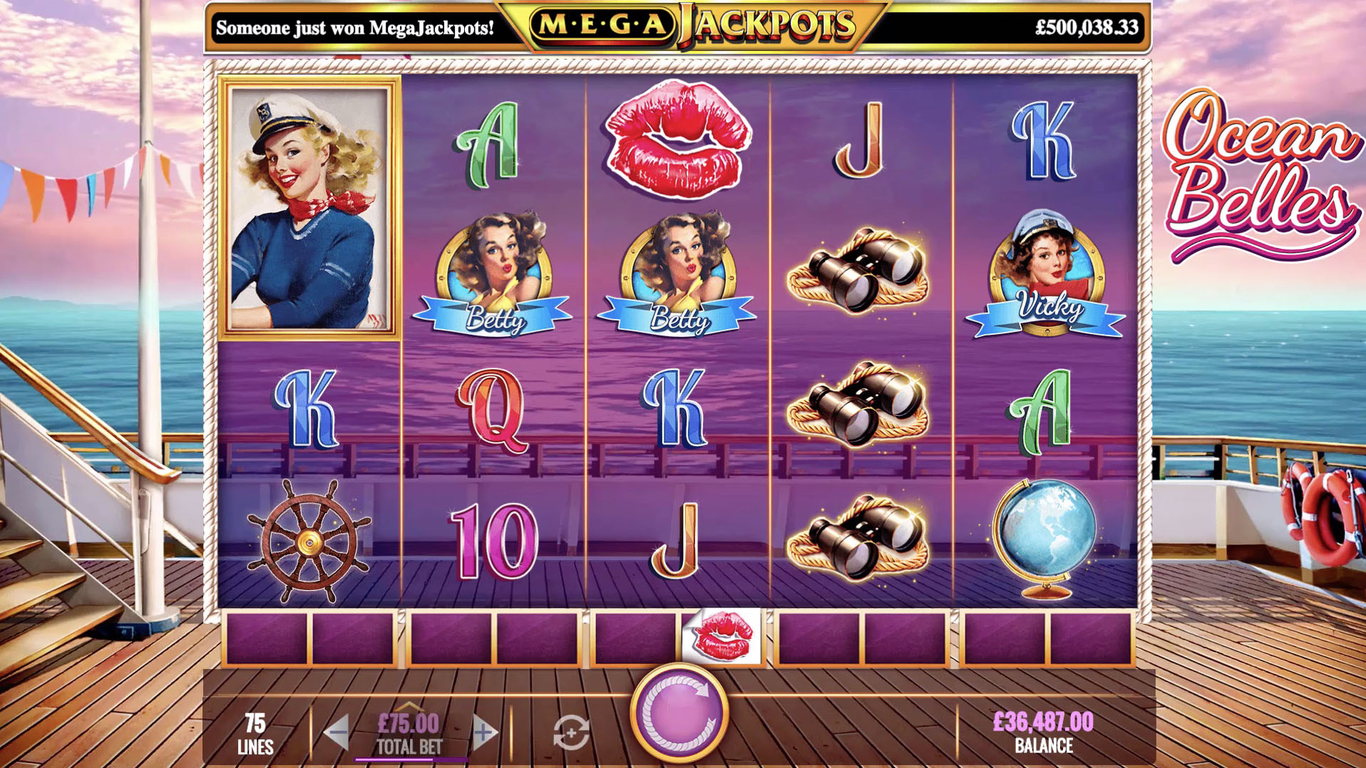 MegaJackpots Ocean Belles Slot Slot Image in Demo - pic. 3