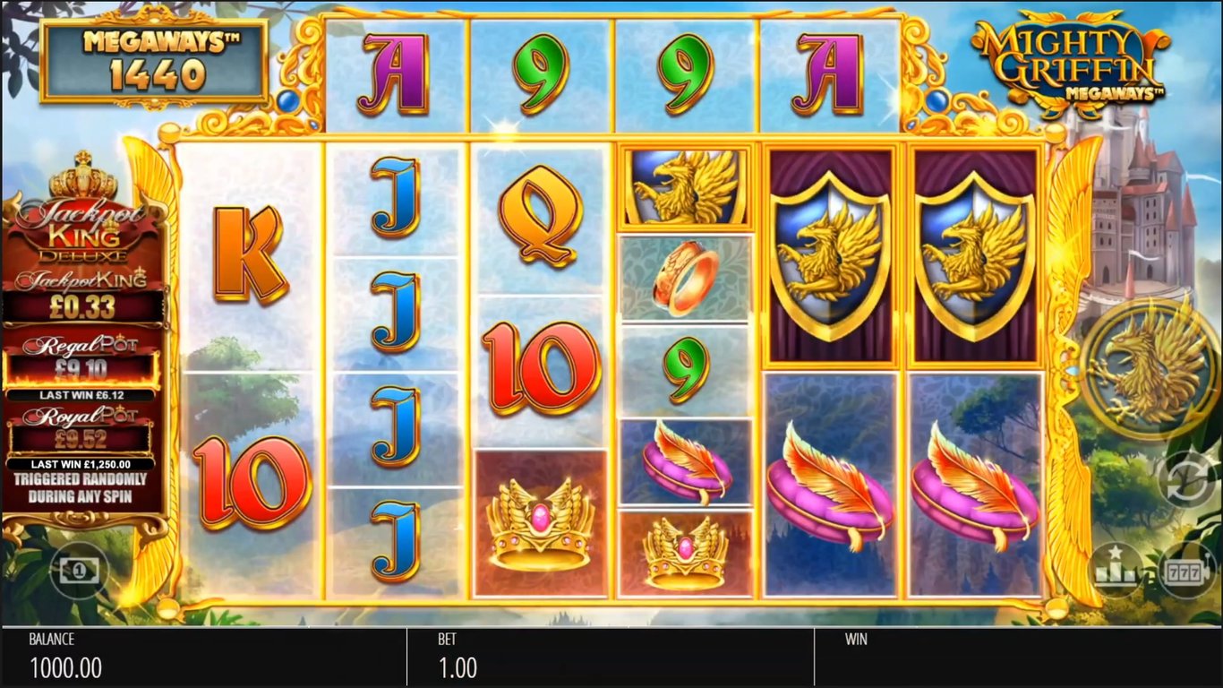 Mighty Griffin Megaways Slot Demo Image
