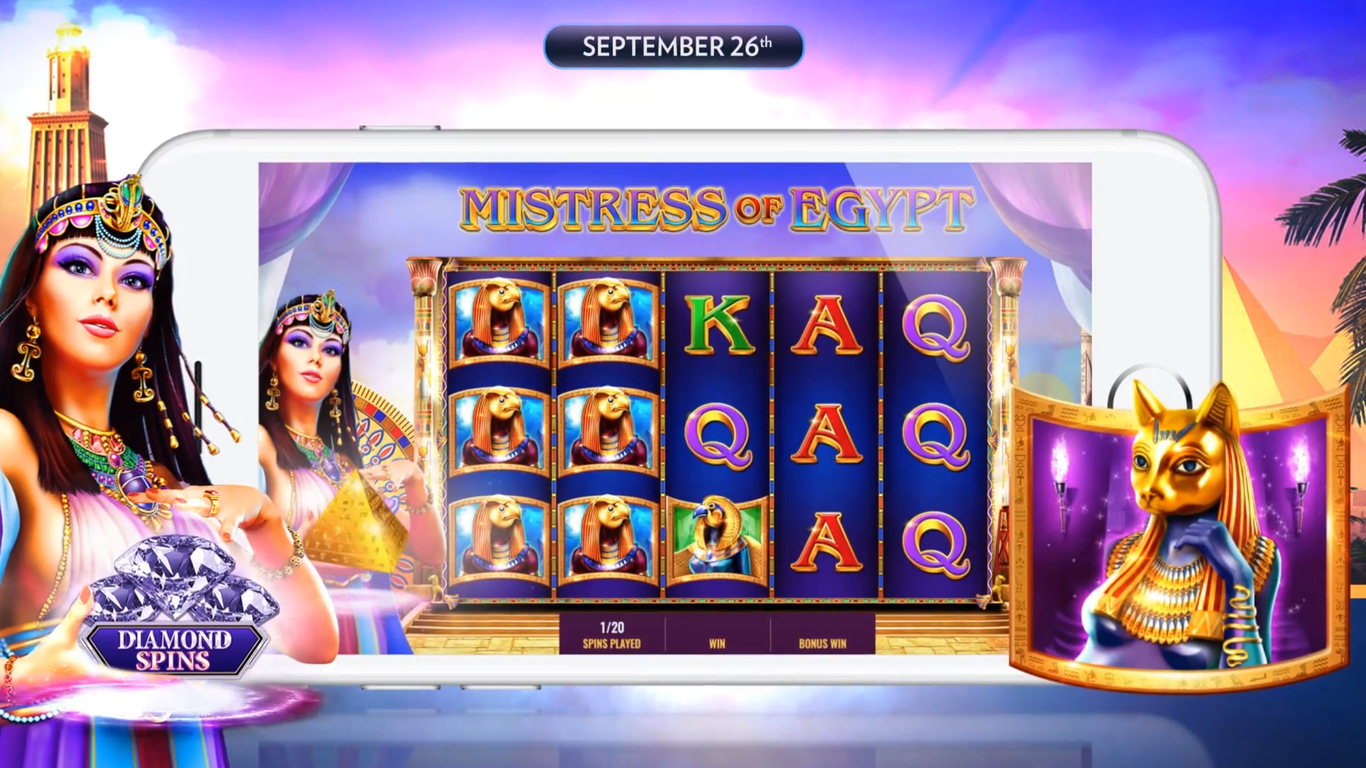 Mistress of Egypt: Diamond Spins Slot Slot Image in Demo - pic. 2