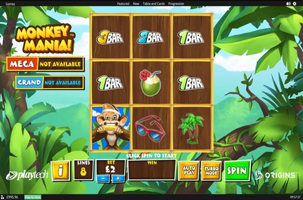Monkey Mania Slot Logo