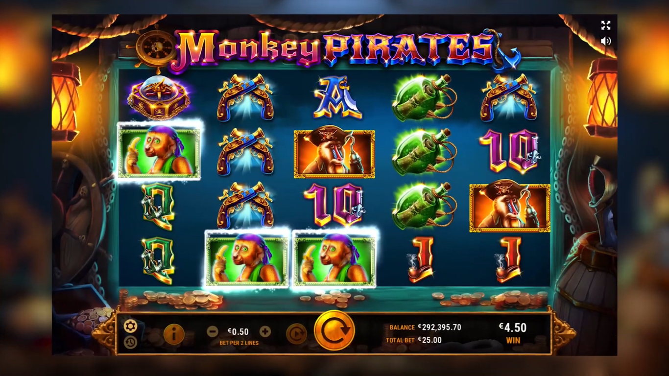 Monkey Pirates Slot Demo Image
