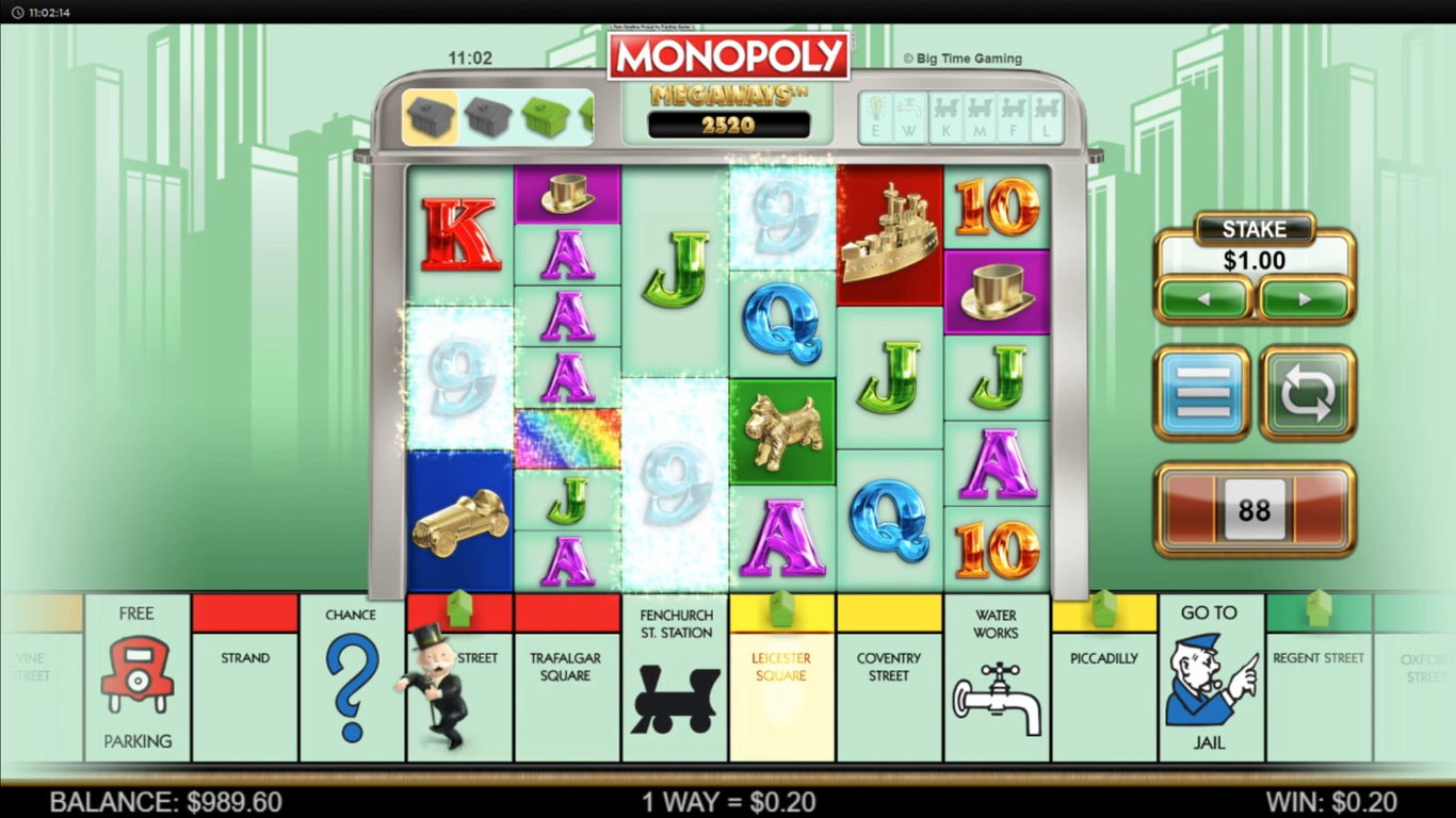 Monopoly Megaways Slot Slot Image in Demo - pic. 2