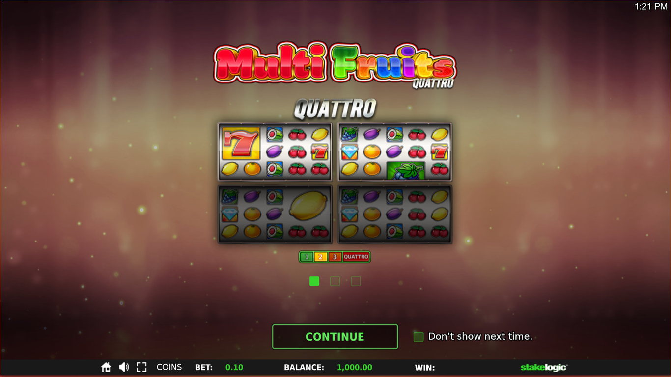 Multi Fruits Slot Demo Image