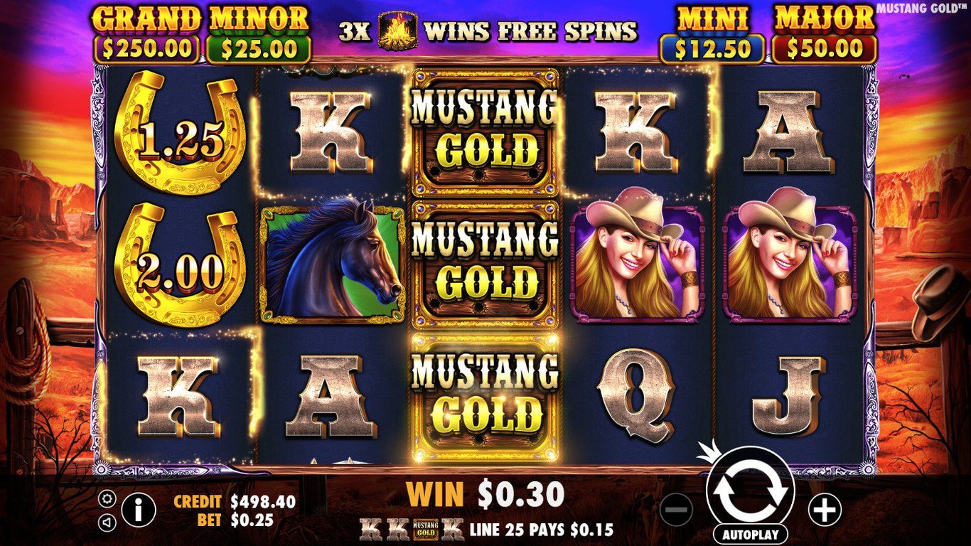 Mustang Gold Slot Slot Image in Demo - pic. 3