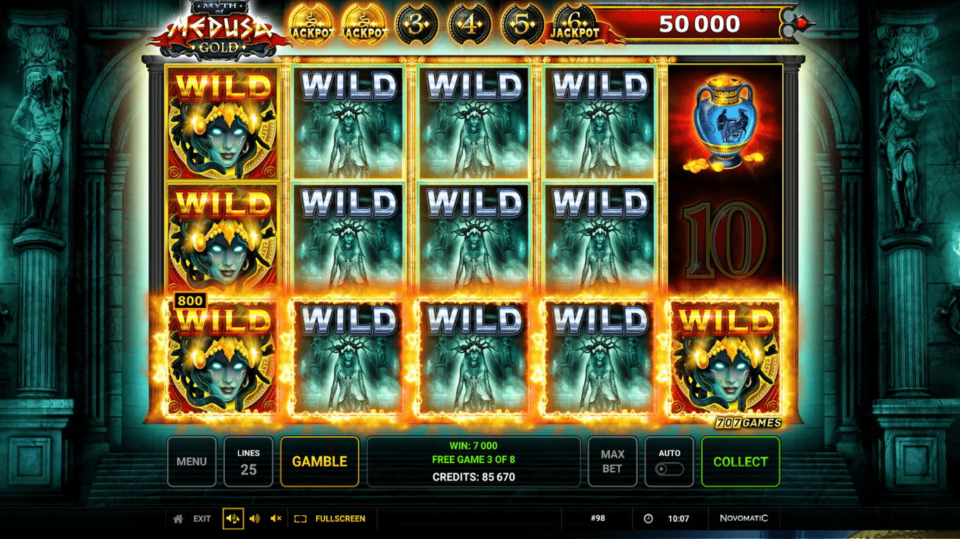 Myth of Medusa Gold Slot Demo Image