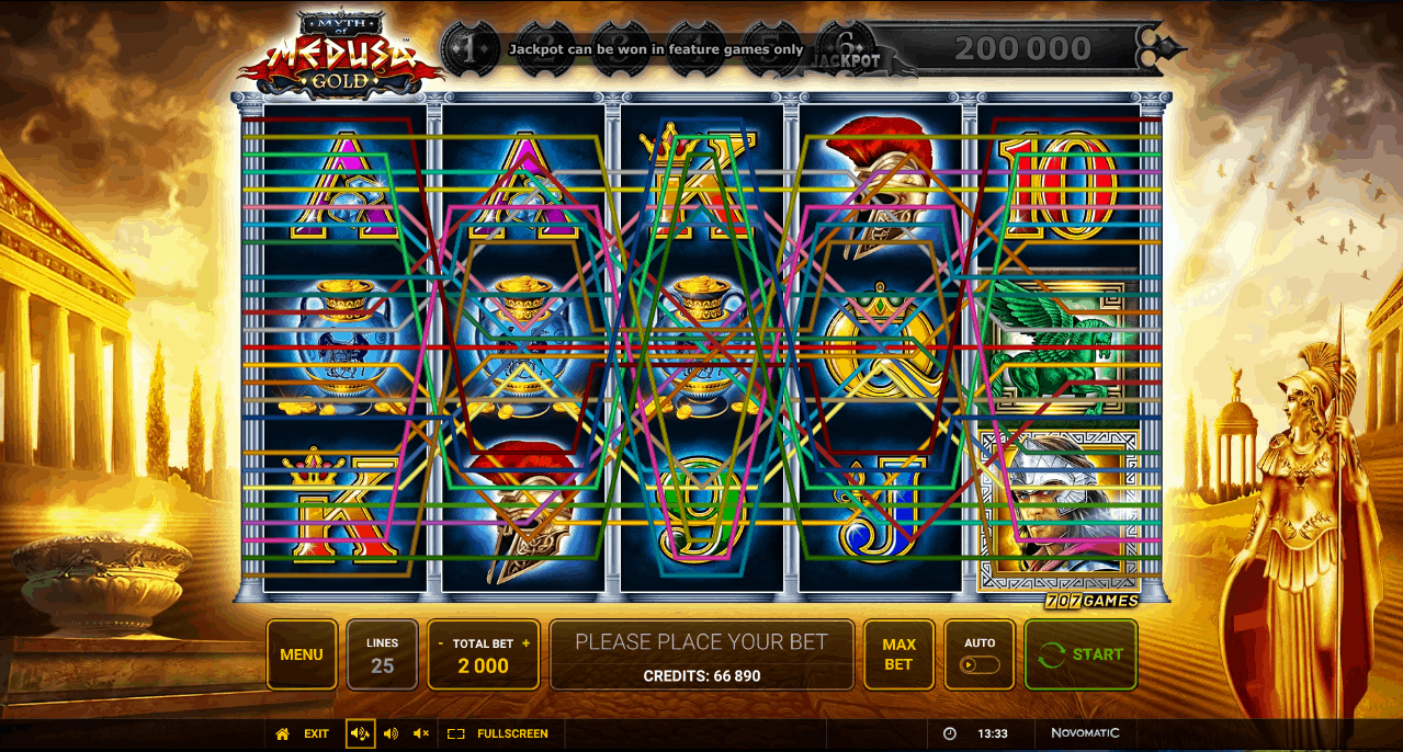 Myth of Medusa Gold Slot Slot Image in Demo - pic. 2
