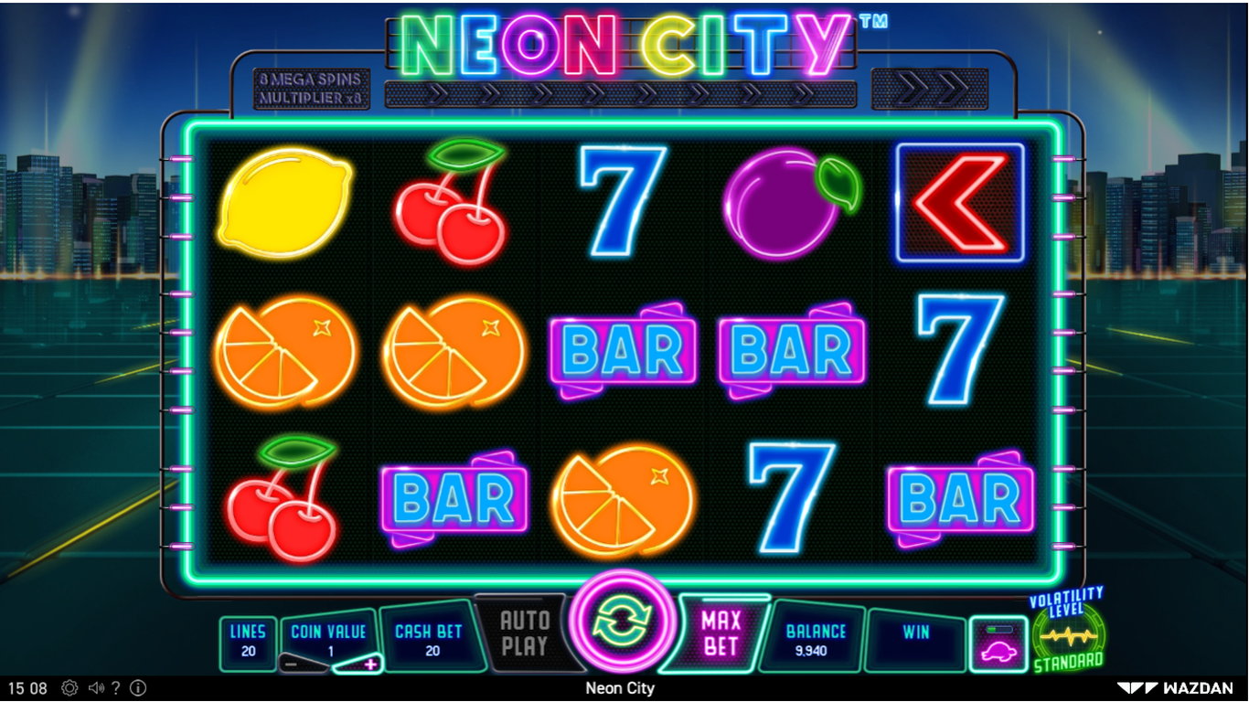 Neon City Slot Slot Image in Demo - pic. 2