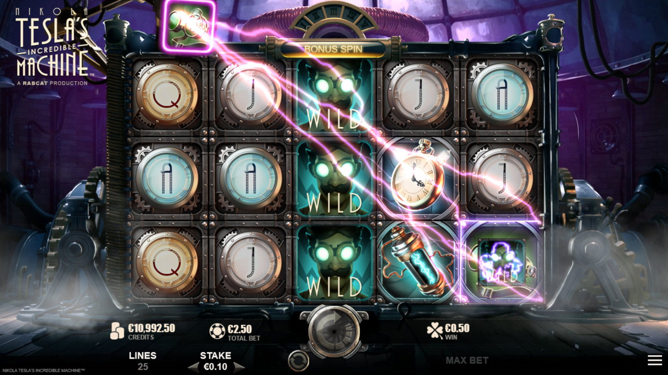 Nikola Teslas Incredible Machine Slot Slot Image in Demo - pic. 3