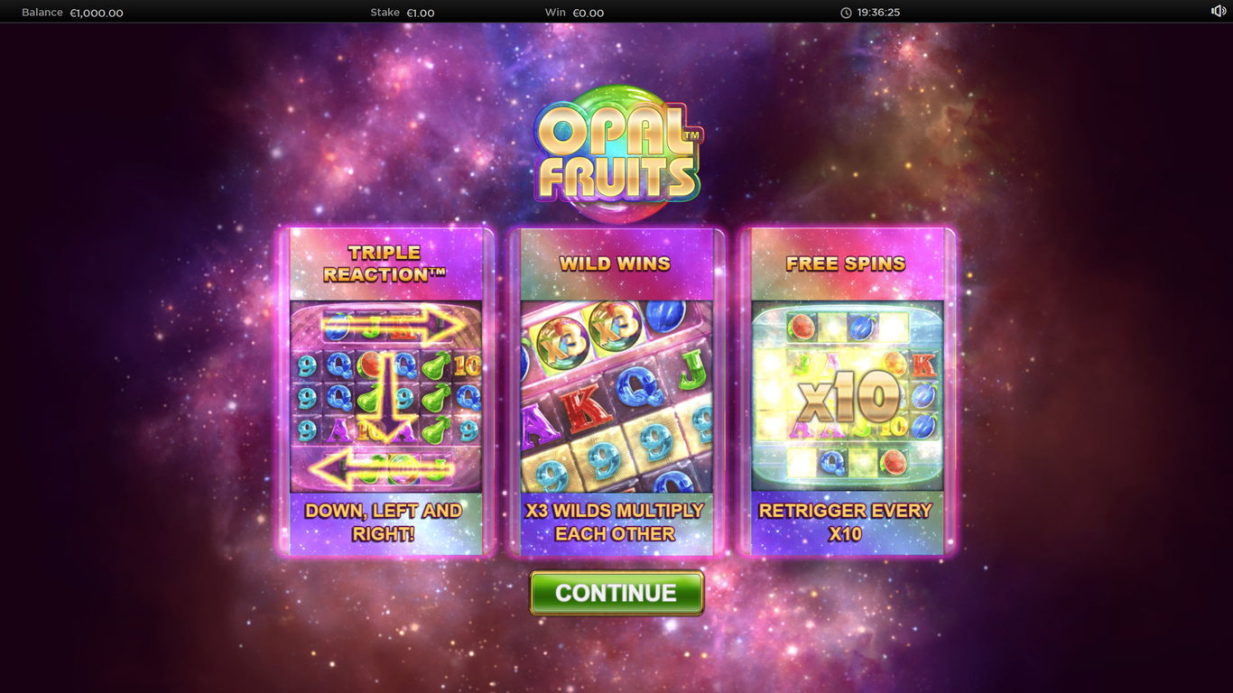 Opal Fruits Slot Demo Image