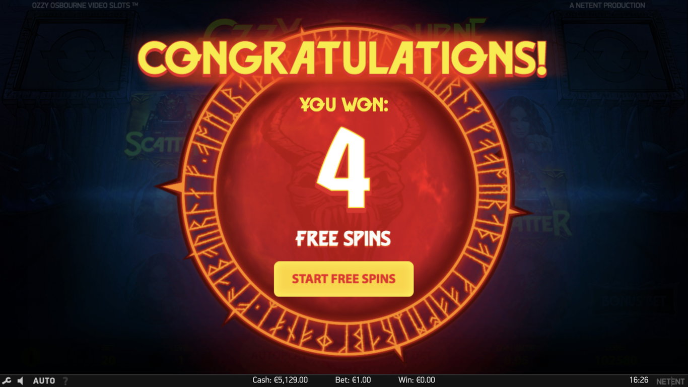 Ozzy Ozbourne Slot Demo Image