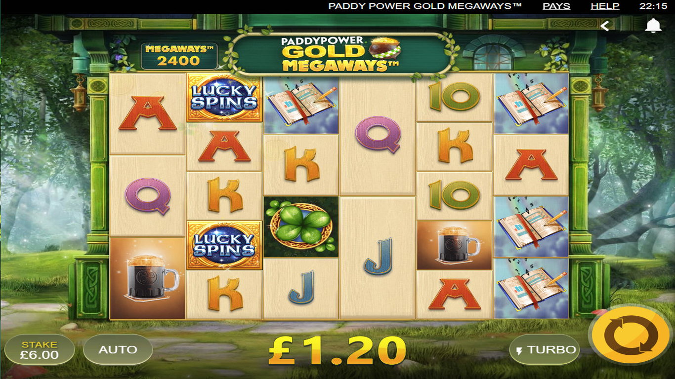 Paddy Power Gold Megaways Slot Demo Image