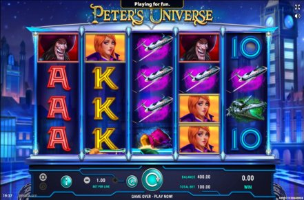 Peters Universe Slot Logo