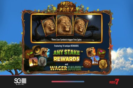 Pride and Prey Slot Logo