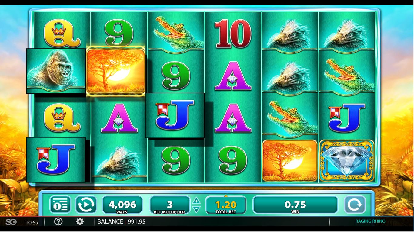 Raging Rhino Megaways Slot Slot Image in Demo - pic. 2