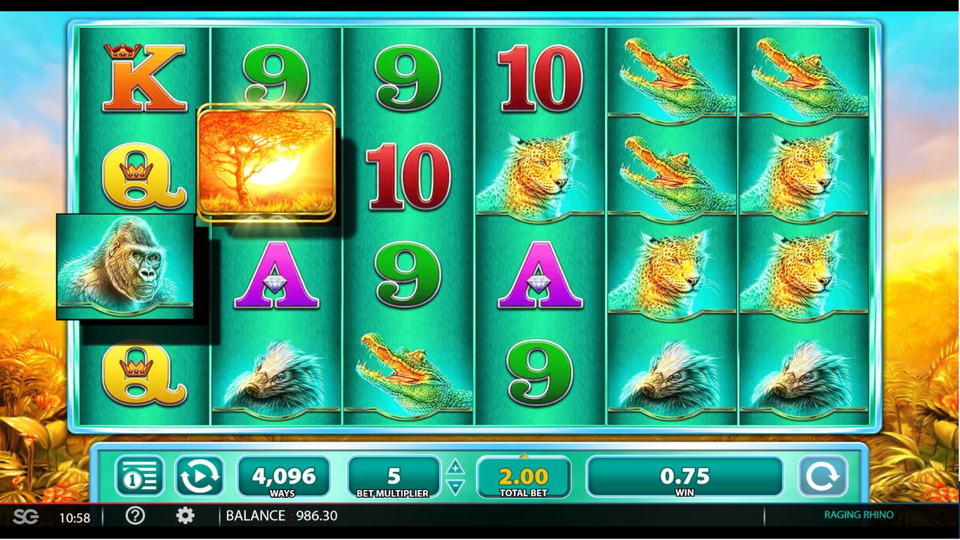 Raging Rhino Megaways Slot Slot Image in Demo - pic. 3