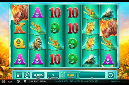 Raging Rhino Megaways Slot Logo