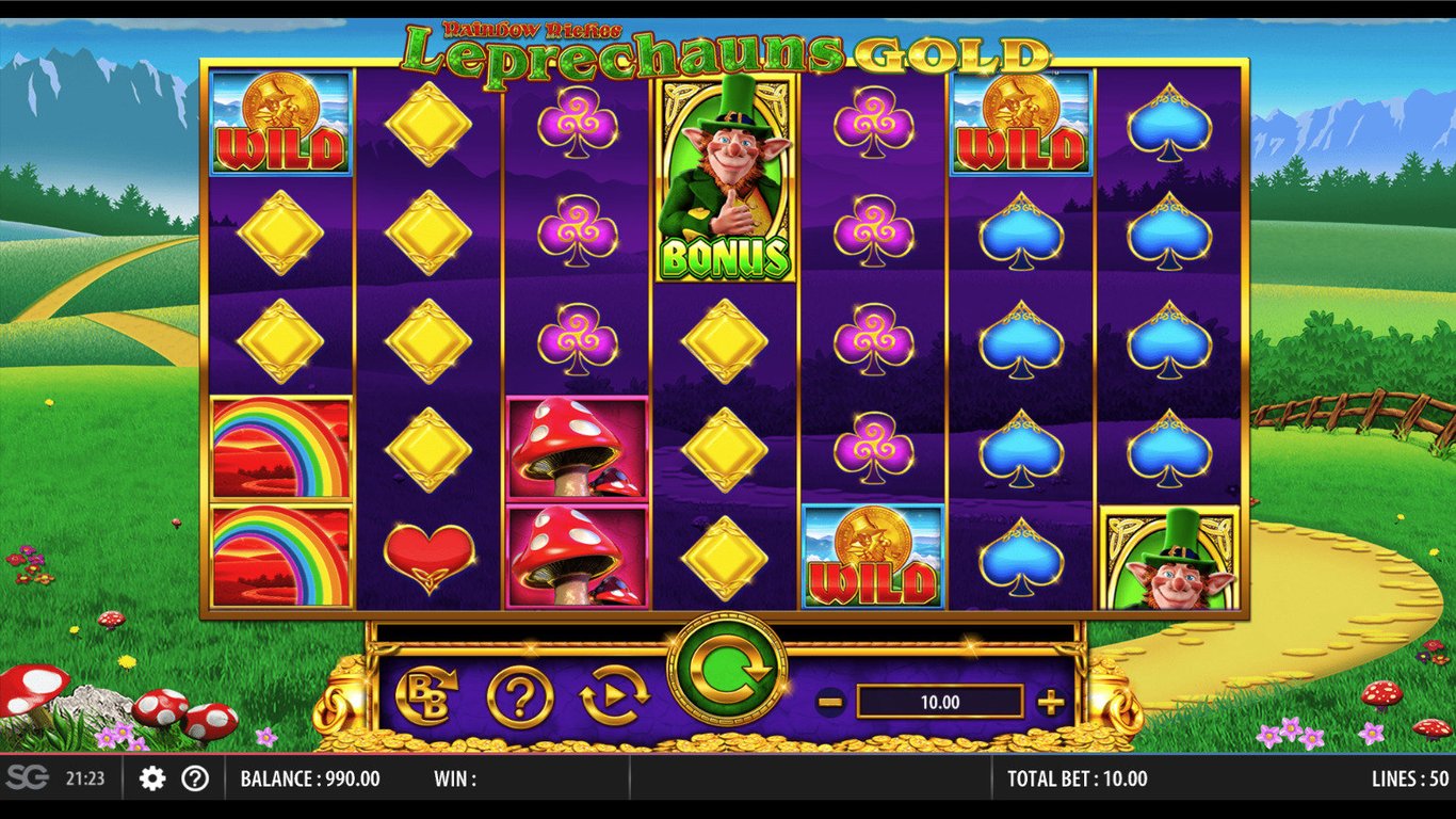 Rainbow Riches Leprechauns Gold Slot Demo Image