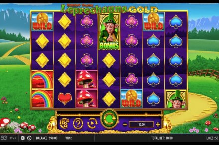 Rainbow Riches Leprechauns Gold Slot Logo