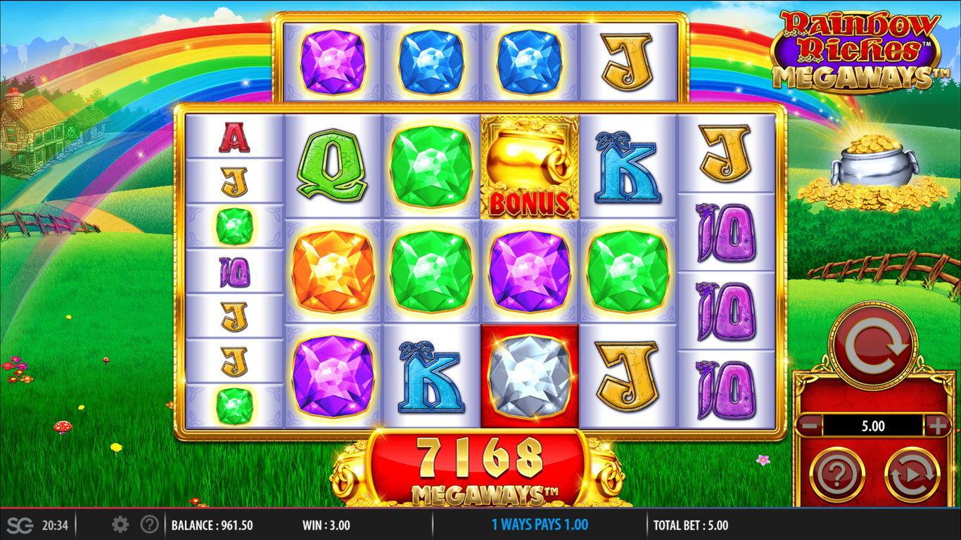Rainbow Riches Megaways Slot Slot Image in Demo - pic. 3