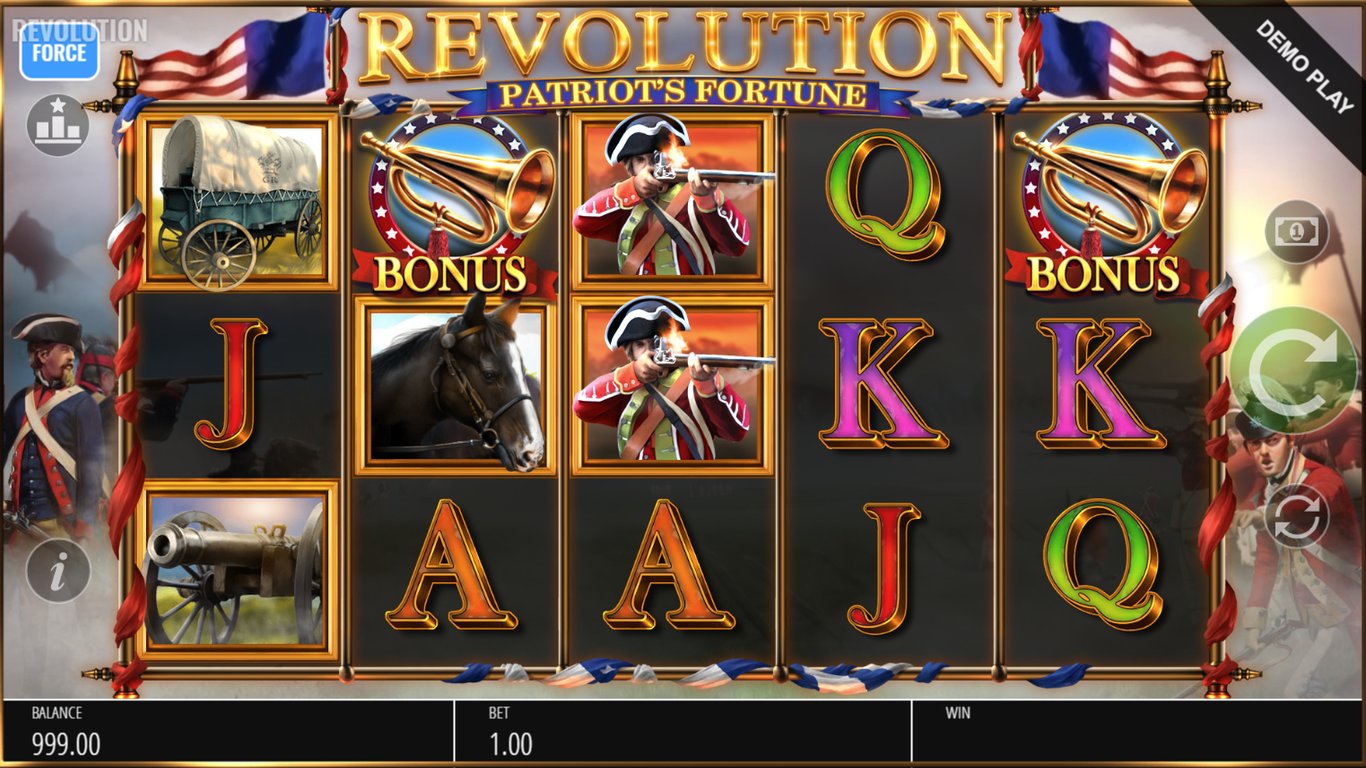 Revolution: Patriot’s Fortune Slot Demo Image