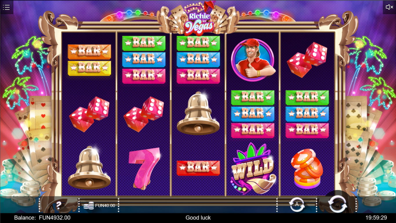Richie in Vegas Slot Demo Image