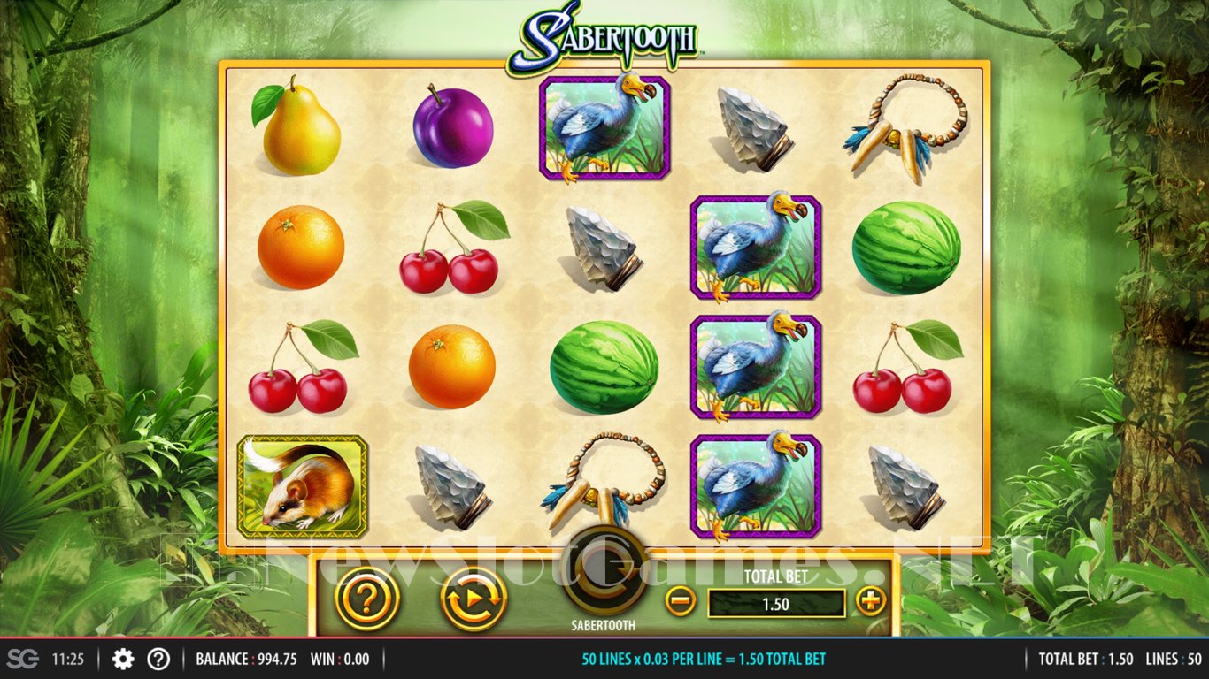 Sabertooth Slot Slot Image in Demo - pic. 2