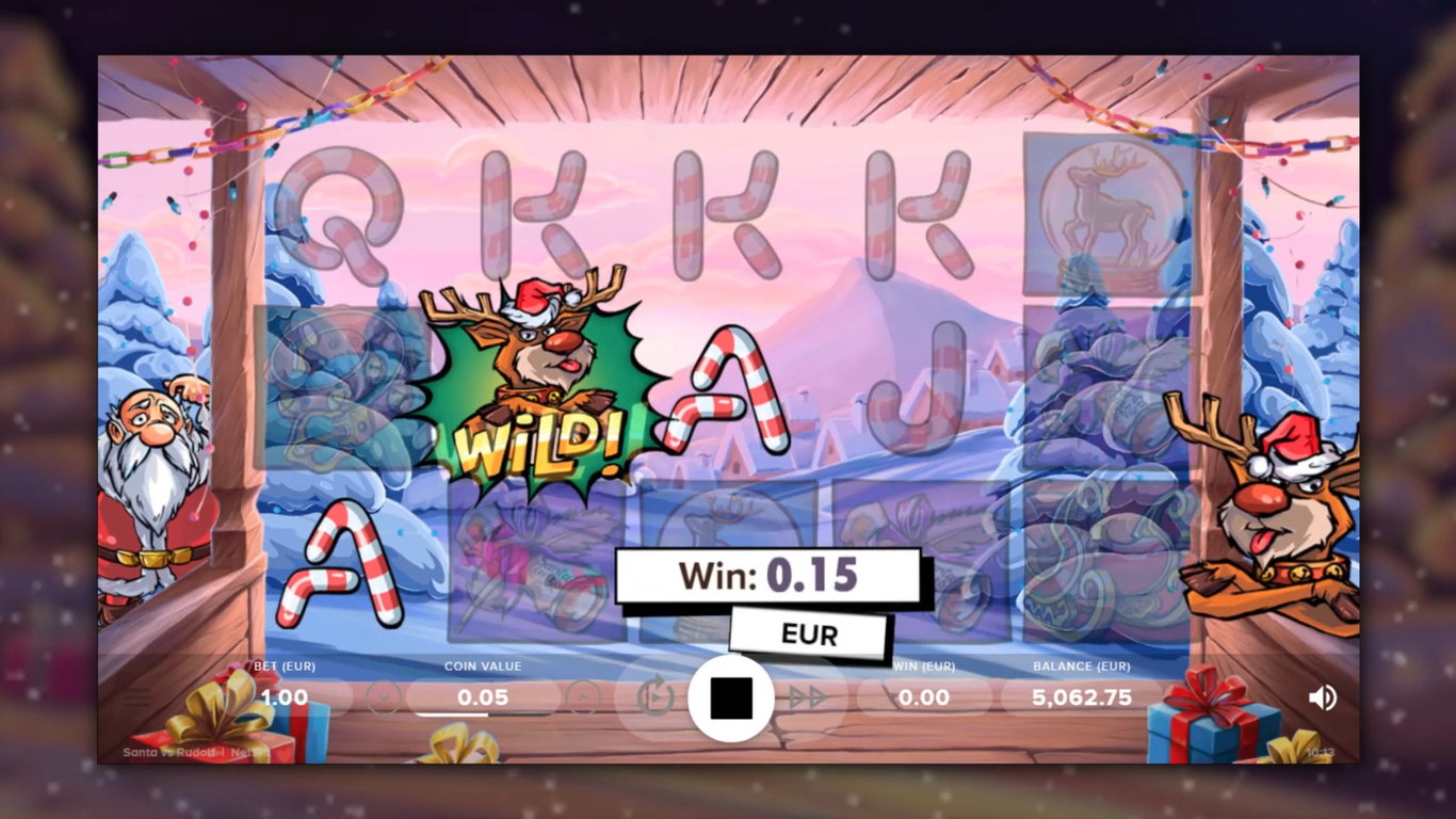 Santa vs Rudolph Slot Slot Image in Demo - pic. 2
