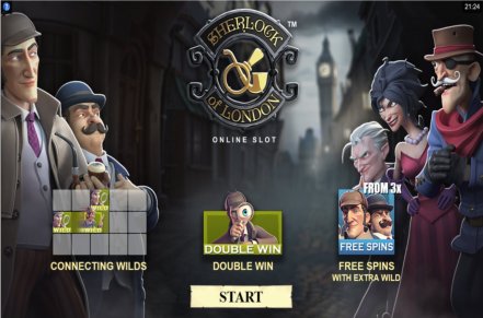 Sherlock of London Slot Logo