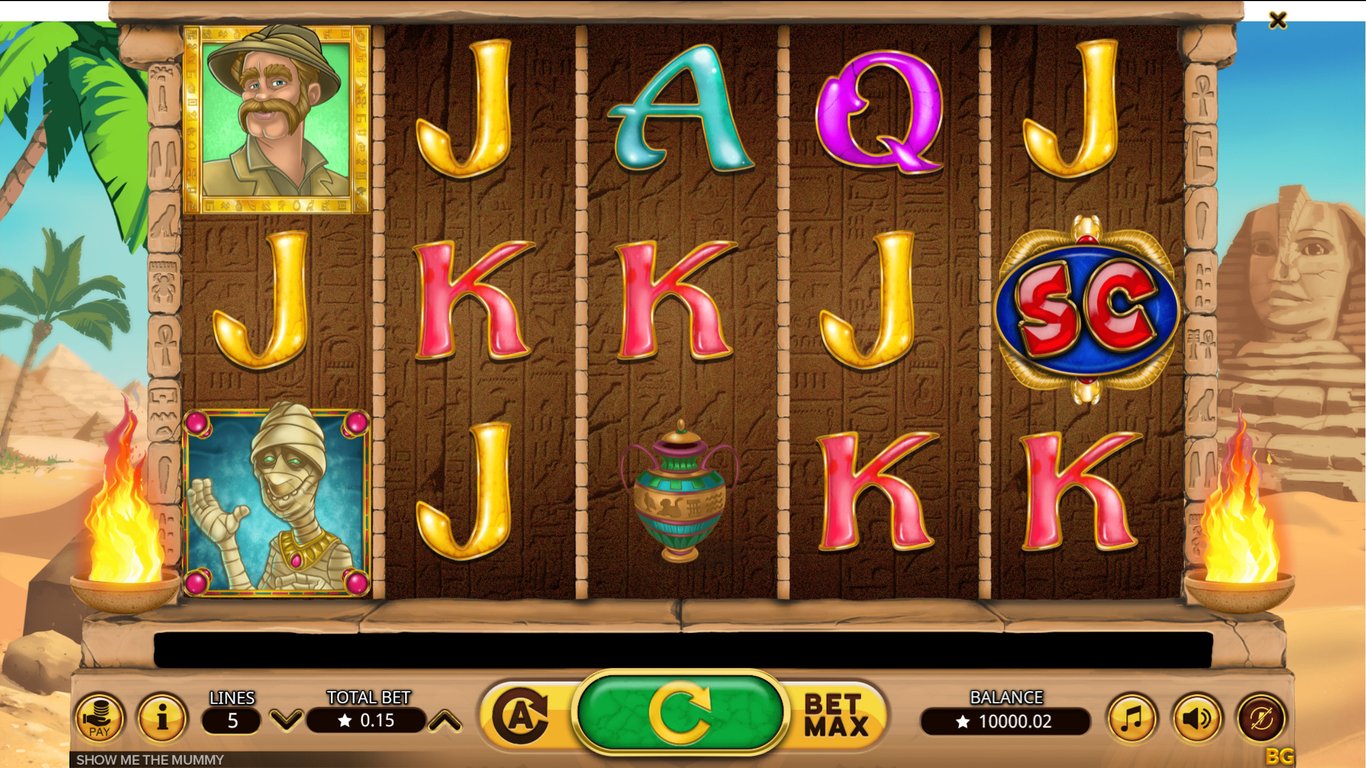 Show Me the Mummy Slot Demo Image