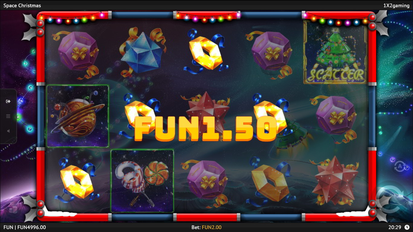 Space Christmas Slot Slot Image in Demo - pic. 2