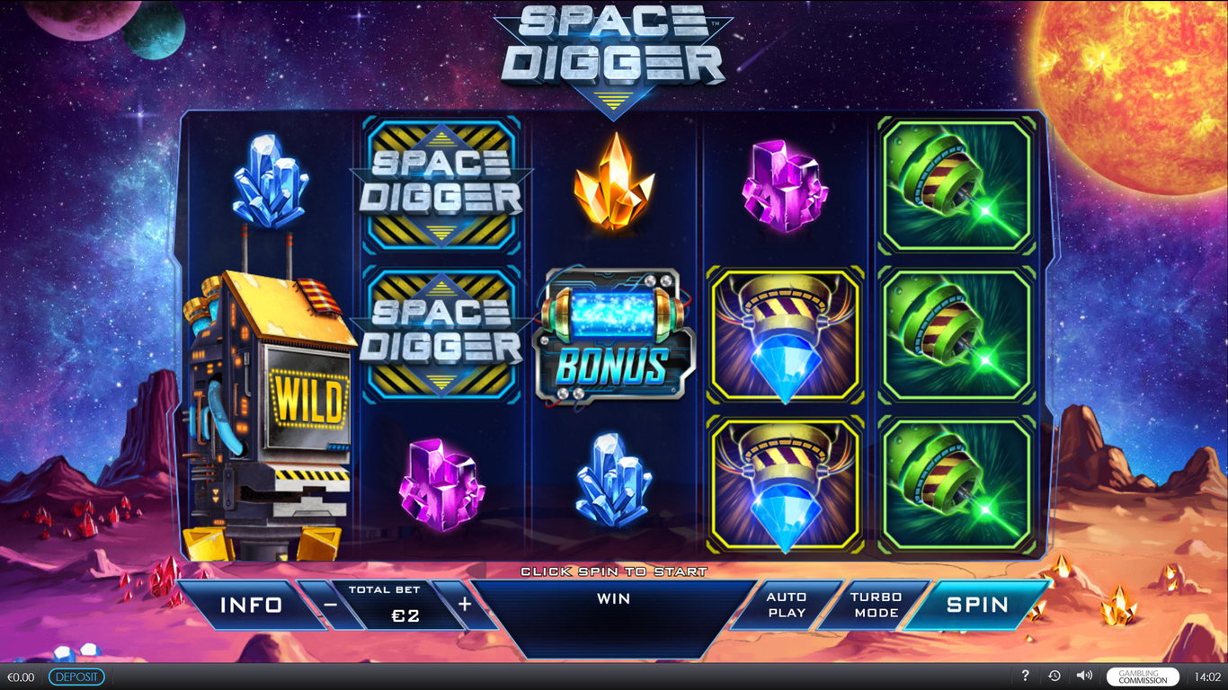 Space Digger Slot Slot Image in Demo - pic. 2