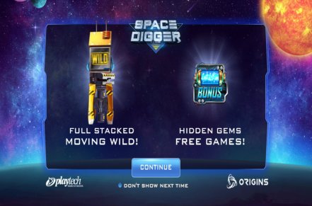 Space Digger Slot Logo