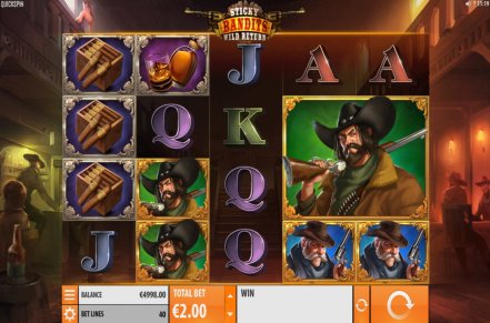 Sticky Bandits Wild Return Slot Logo