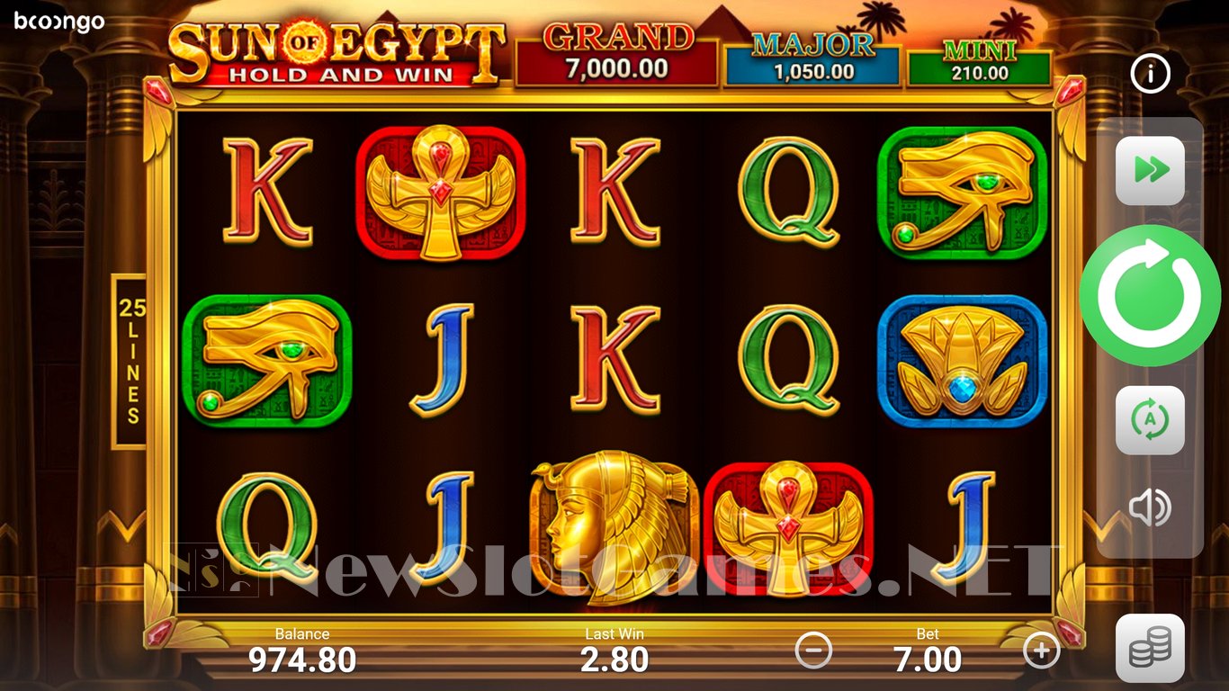 Sun of Egypt Slot Review & Demo by Booongo (BNG) - Play Free Online
