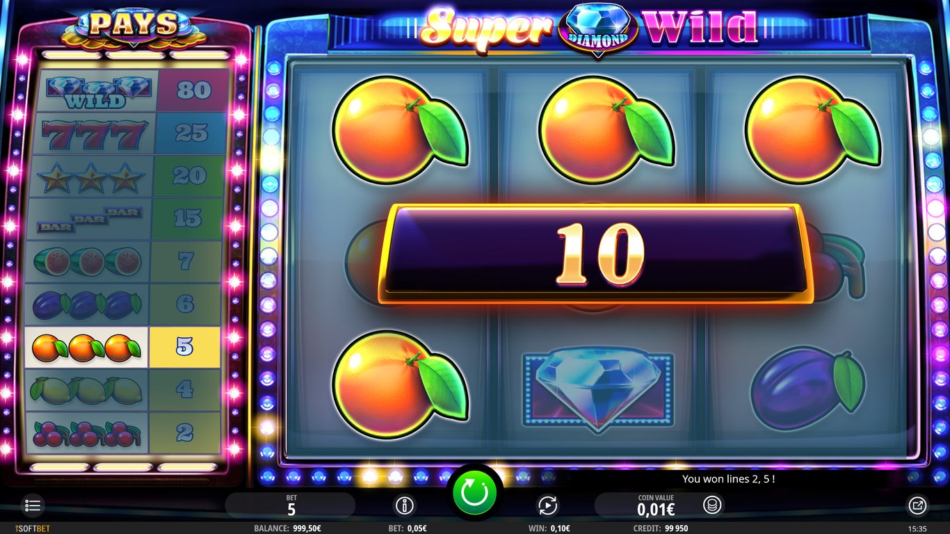 Super Diamond Wild Slot Slot Image in Demo - pic. 3