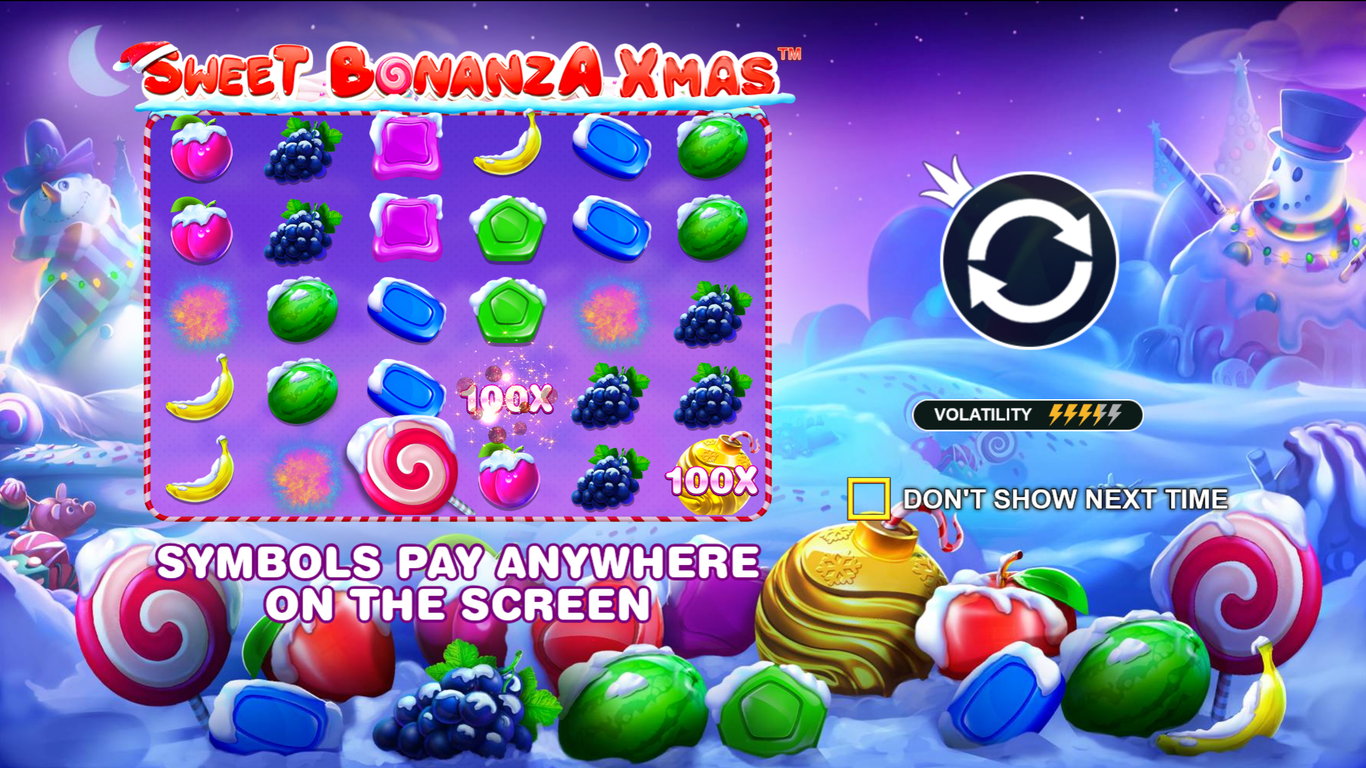 Sweet Bonanza Xmas Slot Demo Image