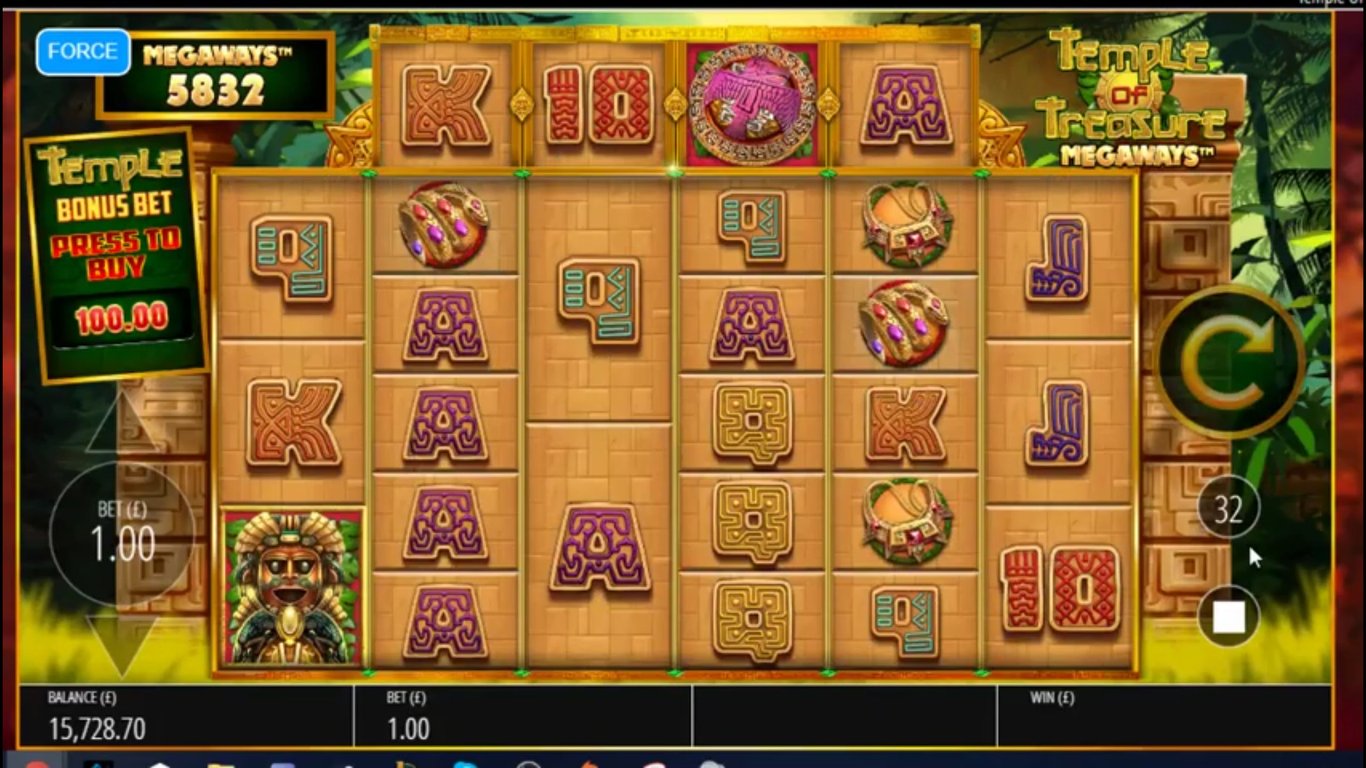 Temple of Treasure Megaways Slot Demo Image