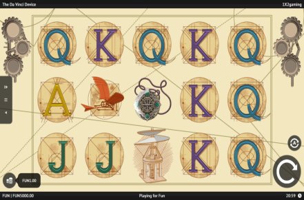 The Da Vinci Device Slot Logo