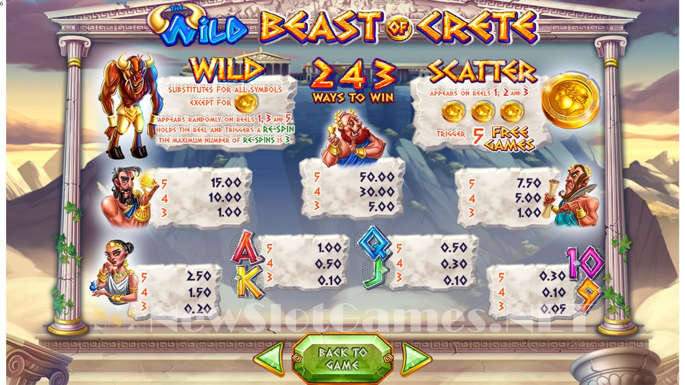 The Wild Beast of Crete Slot Slot Image in Demo - pic. 5