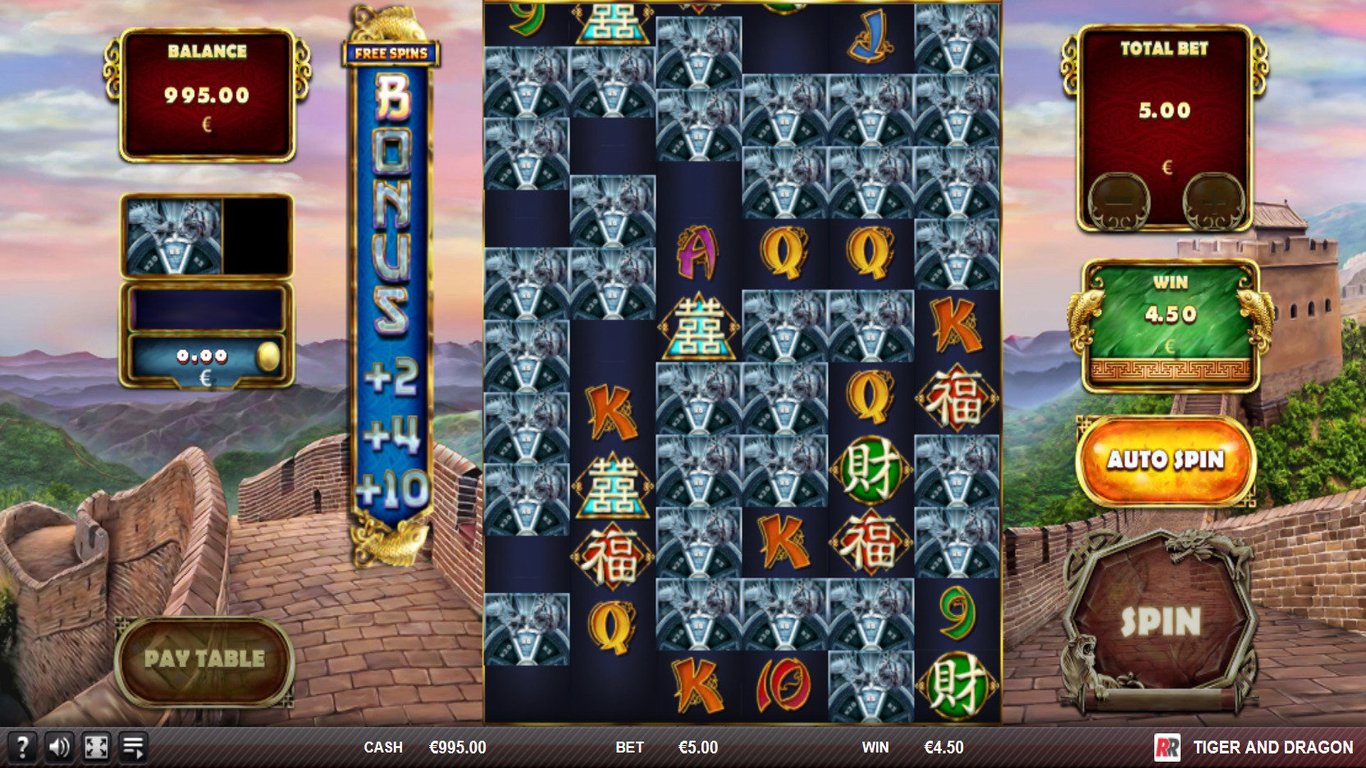 Tiger and Dragon Slot Demo Image