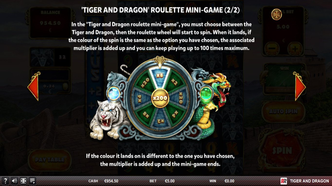 Tiger and Dragon Slot Slot Image in Demo - pic. 3