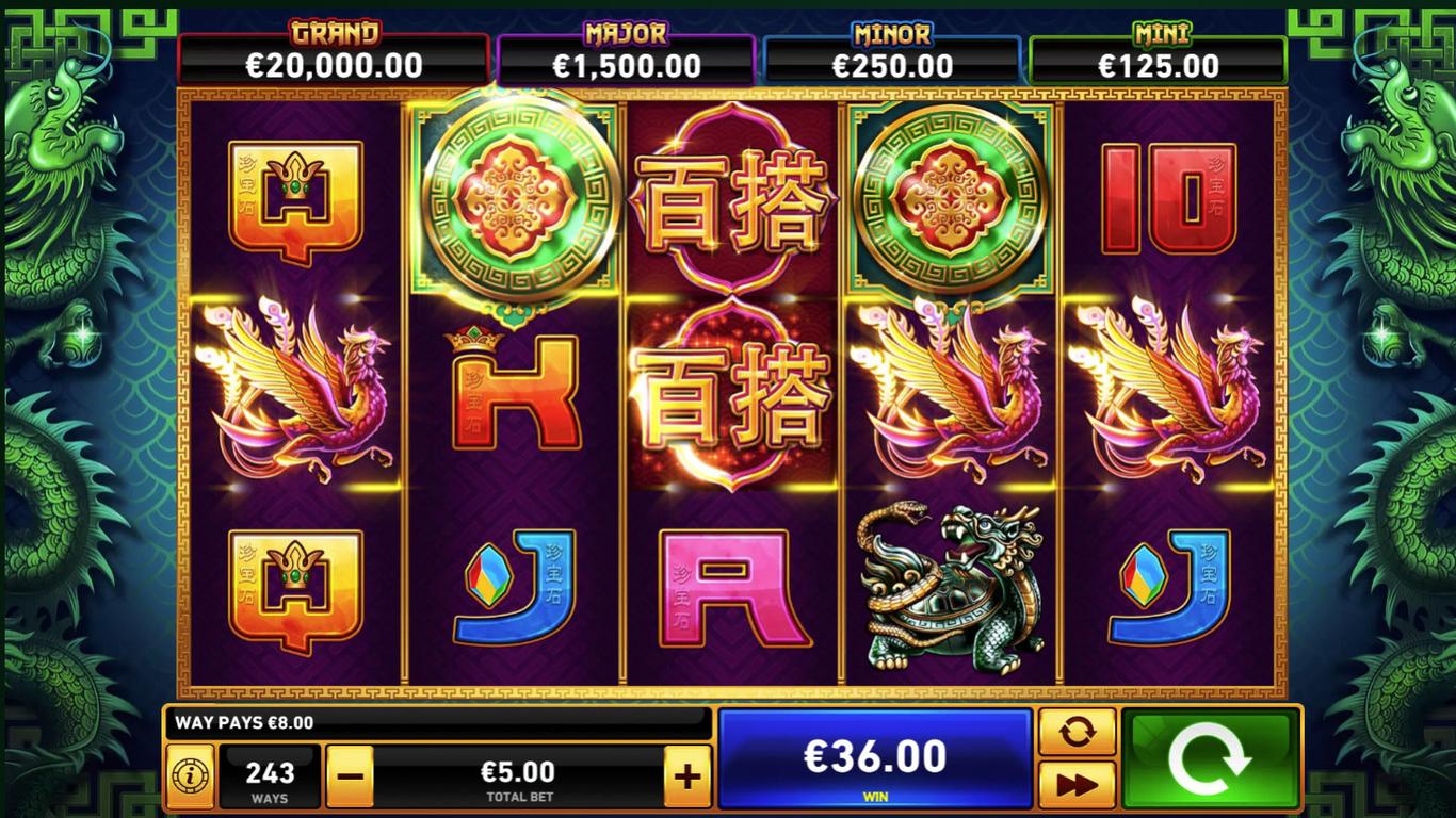 Tiger Turtle Dragon Phoenix Slot Slot Image in Demo - pic. 2