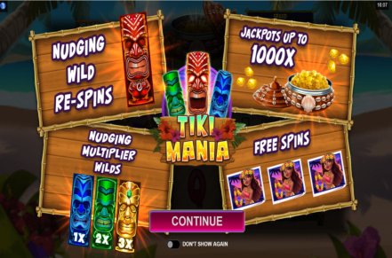 Tiki Mania Slot Logo