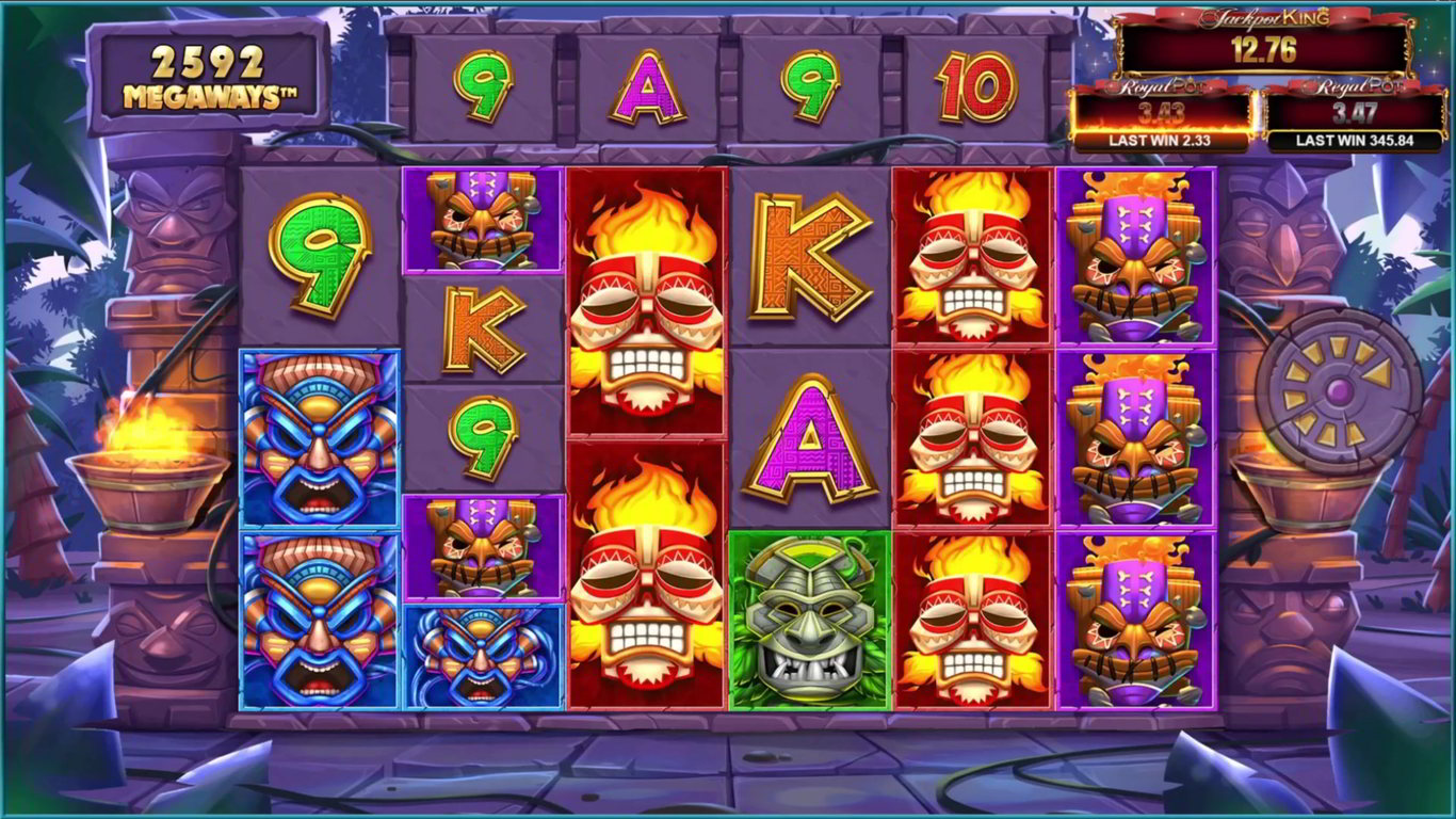 Tiki Treasures Megaways Slot Demo Image