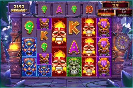 Tiki Treasures Megaways Slot Logo