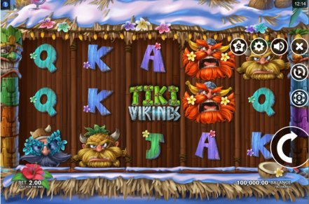 Tiki Vikings Slot Logo