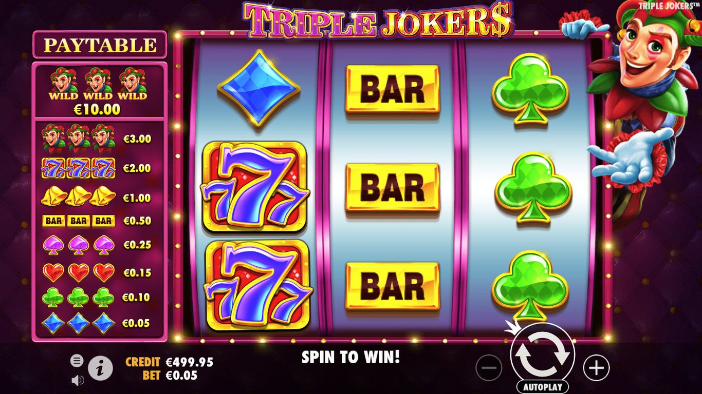 Triple Jokers Slot Demo Image